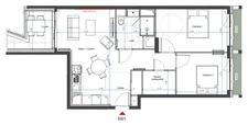 Appart neuf T3 à vendre ASNIERES SUR SEINE (92), surface habitable 59 m2 +balcon + park s-sol sécurisé.