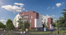 appartement T2 neuf à vendre SOTTEVILLE LES ROUEN (76), surface hab. 40.95 m2 + terrasse 6.38 m2.