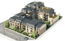 appartement T2 neuf à vendre BEZONS (95), surface habitable 43.62 m2 + terrasse 10.89 m2 + parking s-sol