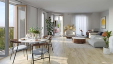 appartement neuf type T4 à vendre PANTIN (93), surface hab 78,03 m2 + 2 balcons 10,65 m2