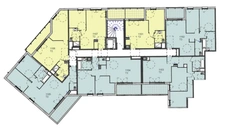 appartement T2 neuf à vendre SOTTEVILLE LES ROUEN (76), surface hab. 40.95 m2 + terrasse 6.38 m2.