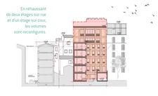 Studio neuf dans immeuble restauré à vendre PARIS 17e, surface habitable 26,60 m2.