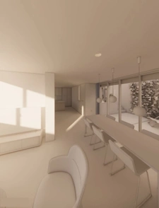 maison T6 neuve à vendre PARIS 19e, surface hab 101.02 m2 (pondérée 109) + jardin 24 m2, terrasses et s-sol.