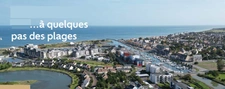 appartement T2 neuf à vendre COURSEULLES SUR MER (14), surface habitable 37,99 m2 + terrasse 6,43 m2.