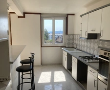 3-room apartment for sale in Rouen, right bank, living area 75 m2 + cellar + 2 parking spaces.