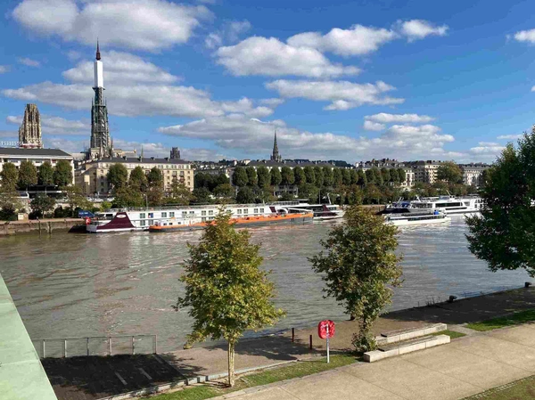 Studio neuf meublé en résidence étudiante à vendre, ROUEN rive droite : surface habitable 23.09 m2