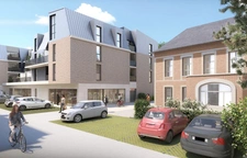 Studio neuf à vendre BOIS GUILLAUME 76230, surface habitable 26.73 m2 + balcon 18.56 m2