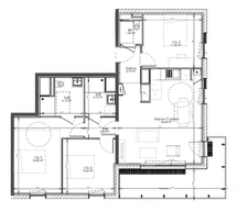 appartement neuf T4 à vendre ROUEN (76) surface 79.05 m2 + balcon 13.10 m2