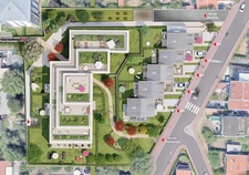 appartement T2 neuf à vendre  RUEIL MALMAISON (92), surface hab 52.13 m2 + terrasse et jardin.