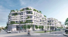 appartement T3 neuf à vendre COLOMBES 92, surface hab 60,79 m2 + balcon et terrasse 14,70 m2 + park s-sol
