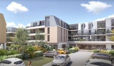 Studio neuf à vendre BOIS GUILLAUME 76230, surface habitable 26.73 m2 + balcon 18.56 m2