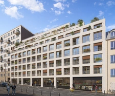 Studio neuf à vendre PARIS 17, surface habitable 37.70 m2