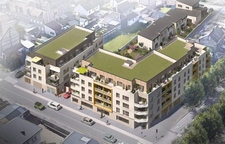 appartement T2 neuf à vendre SOTTEVILLE LES ROUEN (76300), surface 38.49 m2 + balcon 5.93 m2.
