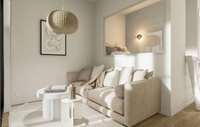 appartement T4 neuf à vendre ROUEN rive droite, surface hab 73.38 m2 + loggia 10.82 m2 + 2 places parking.