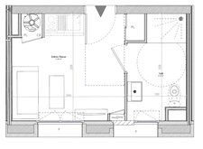 studio neuf réhabilité à vendre ROUEN (76) surface habitable 16.55 m2