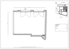 fonds de commerce à vendre PARIS 12e, surface 29.24 m2 + cave 4.24 m2