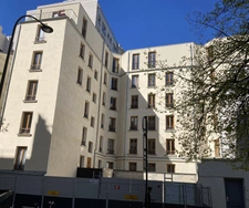 maison T6 neuve à vendre PARIS 19e, surface hab 101.02 m2 (pondérée 109) + jardin 24 m2, terrasses et s-sol.