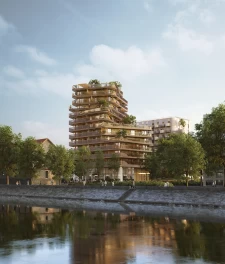 appartement T2 neuf à vendre SAINT OUEN SUR SEINE (93), surface 51,93 m2 + balcon 11.80 m2