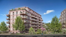 appartement T2 neuf à vendre PANTIN (93), surface habitable 42,83 m2 + balcon 3.78 m2