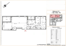 appartement T4 neuf à vendre BOIS GUILLAUME 76230, surface 145.24 m2 + 2 balcons 21 m2 + 2 parks