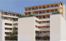 appartement T4 neuf à vendre PARIS 16e, surface habitable 87.40 m2 + loggia 5.30 m2