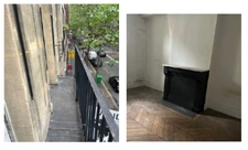 Appartement T3 avec travaux à vendre PARIS 19e, surface habitable 55 m2 + balcon 2.20 m2 + cave