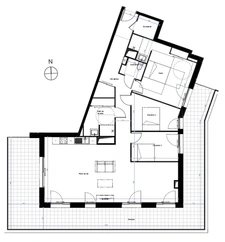 appartement T4 neuf à vendre ROUEN (76) 115.63 m2 + terrasse 59.41 m2 + box de stationnement + cave