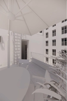 maison T6 neuve à vendre PARIS 19e, surface hab 101.02 m2 (pondérée 109) + jardin 24 m2, terrasses et s-sol.