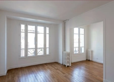 appartement T3 à vendre en NUE-PROPRIÉTÉ PARIS 19e, surface habitable 51,70 m2 + cave.