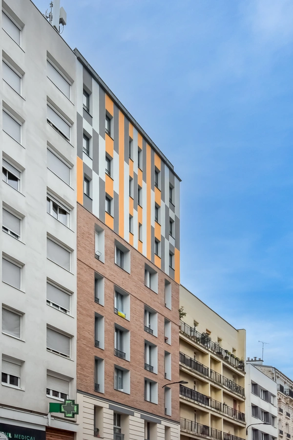appartement T2 neuf à vendre PARIS 19e, surface habitable 39.27 m2.