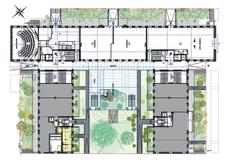 appartement T3 neuf à vendre PARIS 14e, surface hab. 75.90 m2 + jardin d'hiver 11.60 m2 + balcon 14.10 m2.