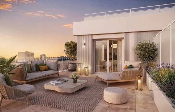 appartement T3 neuf à vendre ISSY LES MOULINEAUX (92), surface habitable 36.90 m2 + terrasses 24.60 m2