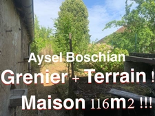 MAISON A RENOVER - 115M2 + TERRAIN ET GRENIER - PROCHE FRONTIERES 