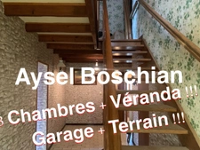 Maison 3 CHAMBRES-VERANDA-TERRAIN-GARAGE ET GRENIER EXPLOITABLE-POMPE A CHALEUR  