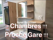 APPARTEMENT LUMINEUX- 2 CHAMBRES- PROCHE GARES ET FRONTIERES 