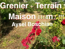 MAISON A RENOVER - 115M2 + TERRAIN ET GRENIER - PROCHE FRONTIERES 