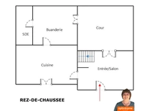 A vendre Aigues-Mortes (Gard)  - Maison intra-muros 4 chambres avec sanitaires privatifs avec patio