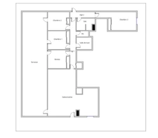 Appartement récent à vendre 5 pièces 95m2, grande terrasse MERIGNAC (33) 