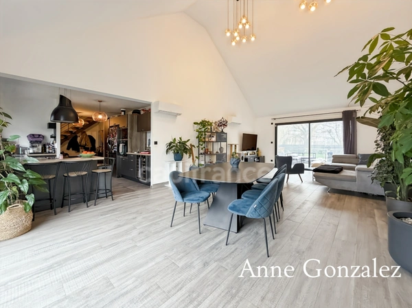 SAINT-DENIS-EN-VAL, à dix minutes d'Orléans à vendre superbe Maison contemporaine avec jardin de 1000m2 sans vis-à-vis, piscine chauffée et garage attenant
