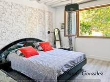 OLIVET, ten minutes from Orléans, in a quiet and privileged area, for sale large character house with enclosed and wooded garden of 1437 m2, swimming pool, jacuzzi, outdoor bar, double garage 