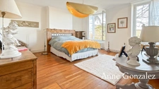 Superbe Maison Bourgeoise rénovée à vendre à CHATEAUNEUF SUR LOIRE centre ville immédiat, parc arboré de 1600m2 à la vue dégagée, dépendance de 90m2 et grand garage 