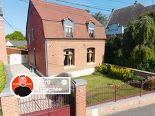 Maison individuelle avec garage et jardin – Proche centre-ville de Landrecies