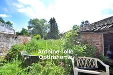 Exclusivité - Saint Souplet- Maison mitoyenne à rénover sur 470m² de terrain bordé par la rivière