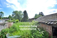 Exclusivité - Saint Souplet- Maison mitoyenne à rénover sur 470m² de terrain bordé par la rivière