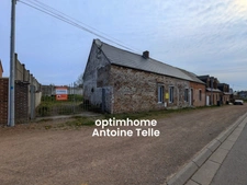 Maison de village semi-individuelle de 3 chambres avec jardin & garage à BAZUEL (59360)