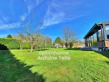 BUSIGNY 59137 - Pavillon individuel de 4 Chambres avec garage-sous-sol terrasse & jardin clos sur 1220m²