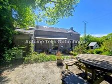 Bazuel / Le Cateau 59360 - Longère individuelle de campagne avec chalet, sauna, jardin arboré & étang sur 5265m²