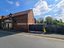 Poix du Nord 59218 - Ensemble immobilier (habitation, commerce, cour, terrain) sur 1620m²