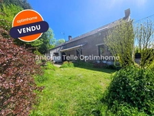 Bazuel / Le Cateau 59360 - Longère individuelle de campagne avec chalet, sauna, jardin arboré & étang sur 5265m²