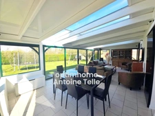 BUSIGNY 59137 - Pavillon individuel de 4 Chambres avec garage-sous-sol terrasse & jardin clos sur 1220m²